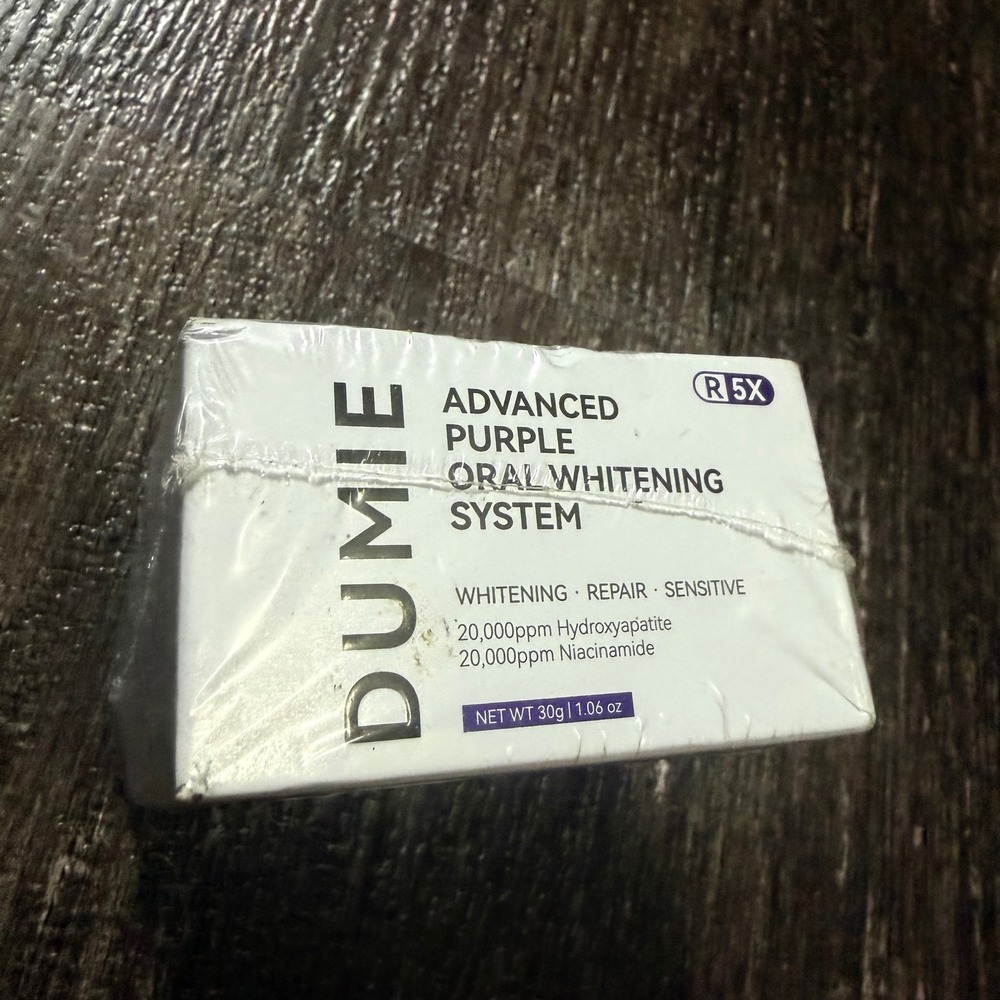 Dumie Advanced Purple Oral Whitening System Unisex 30g R5X Enamel Repair Powder